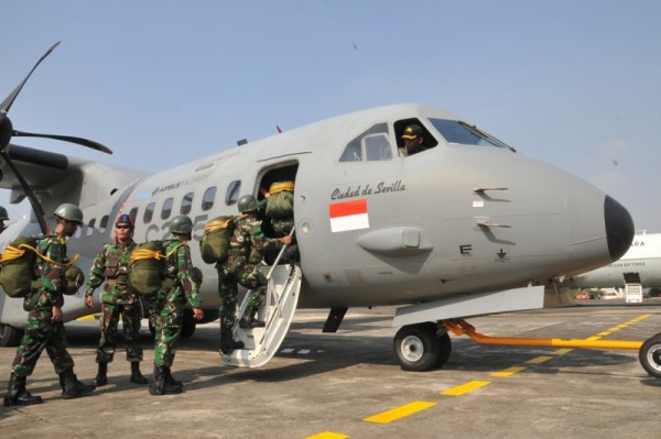Demo C-295 di Indonesia. 
