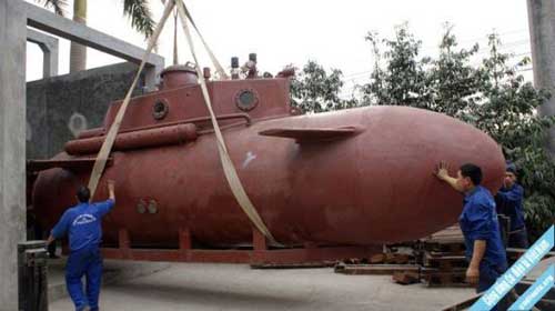 Kapal selam mini buatan Vietnam.