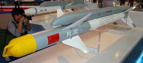 PL-9C versi AAM (air to air missile).