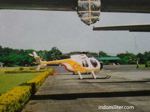 Hughes 500C TNI AU di Lanud Halim Perdanakusuma. 