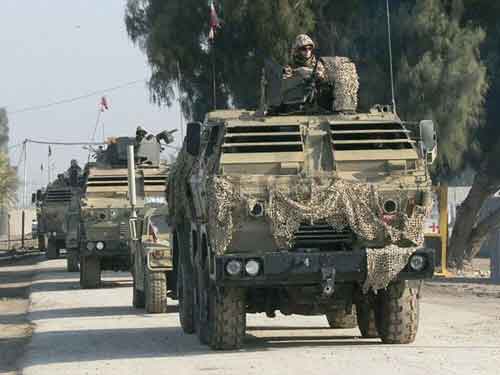 Tatrapan Slovakia saat bertugas di Irak