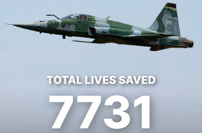 5em F-5EM Tiger II Brasil Jatuh Setelah Lepas Landas, Martin Baker Umumkan ...